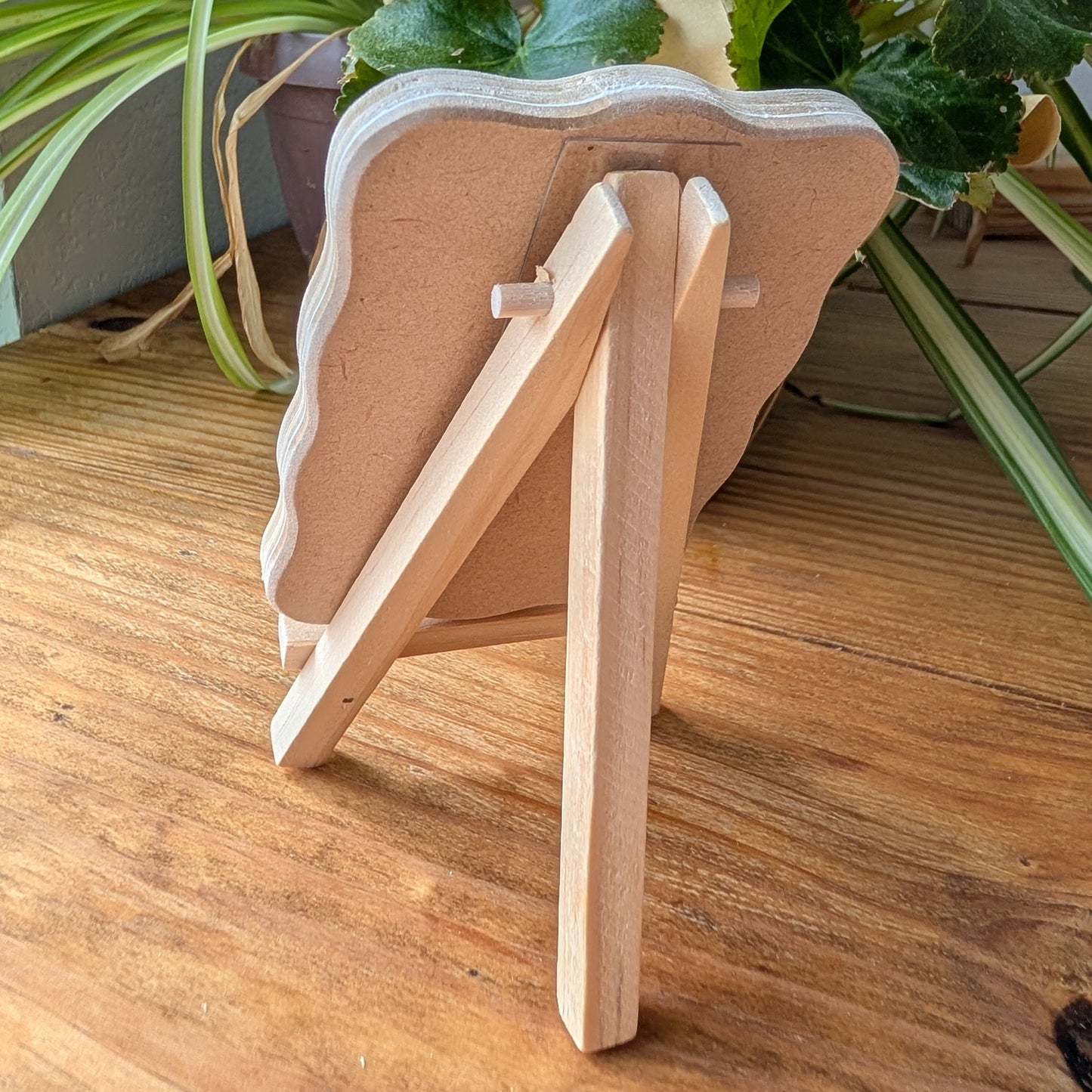 Set of 2 Mini Heron Art Frames with Easels – Miniframed – Ready to Display