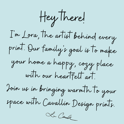 a blue background with a handwritten quote
