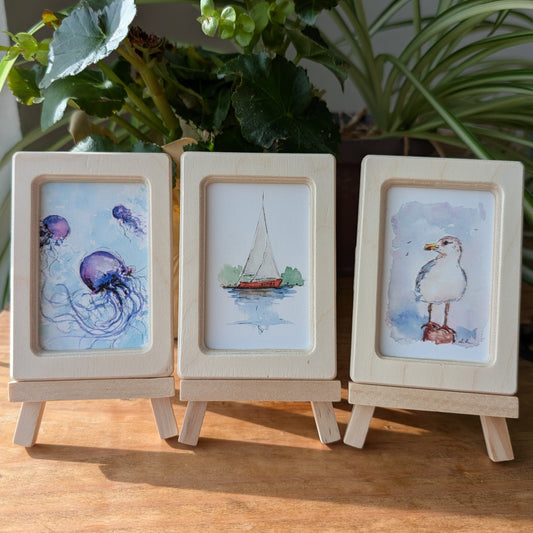 Nautical Set of 3 Plain Frames
