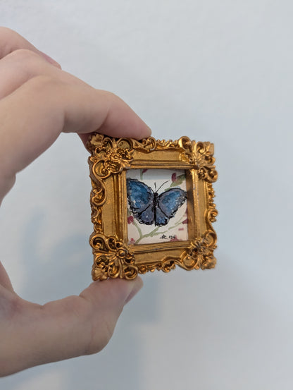 Miniature Butterfly Painting - Original Watercolor Art