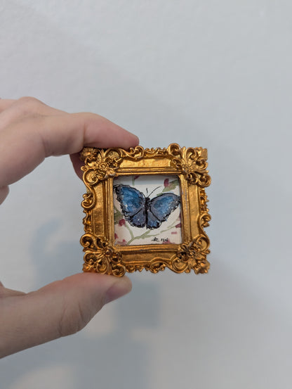 Miniature Butterfly Painting - Original Watercolor Art