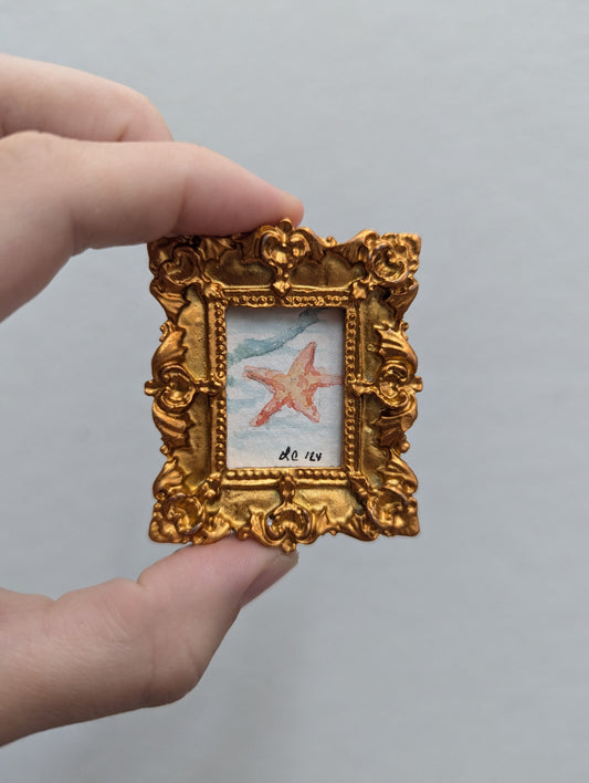 Miniature Starfish Painting - Original Art