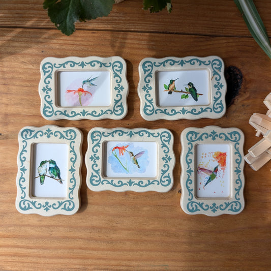 Mini Hummingbird Art Frame Set – Cavallin Design