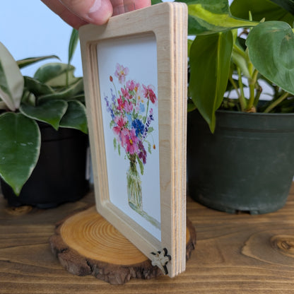Wildflower in Vase – Solidframe Art by Lora Cavallin