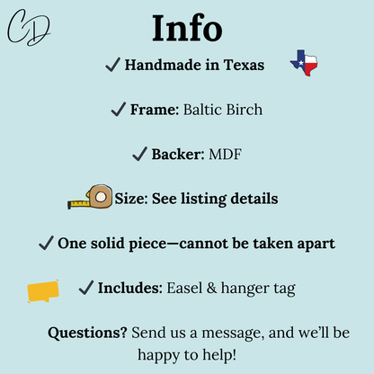 a blue poster with a list of things to do in texas