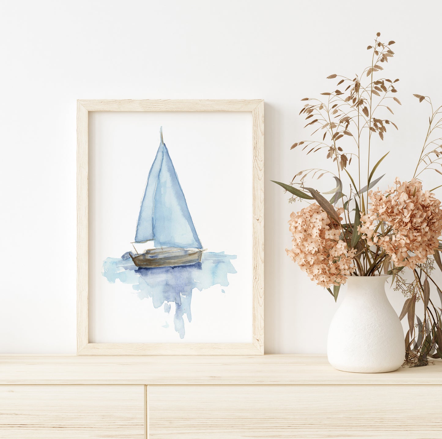 Sail boat - Lora Cavallin Art