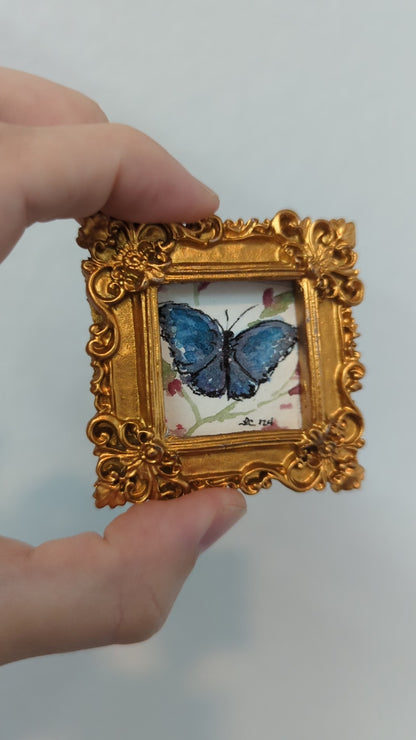 Miniature Butterfly Painting - Original Watercolor Art