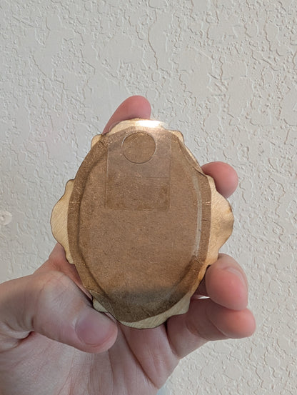 Mini Cardinal Bird Painting - Original Watercolor Art by Lora Cavallin