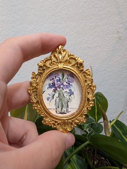 Mini Bouquet Painting - Original Watercolor Art by Lora Cavallin