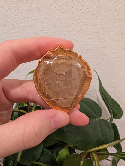 Mini Bee on Flower Painting - Original Watercolor Art by Lora Cavallin